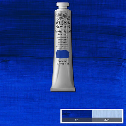 Winsor & Newton Professional Acrylic 200ml Ultramarine Blue 664 S.2