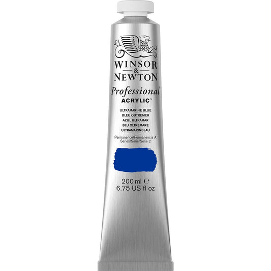 Winsor & Newton Professional Acrylic 200ml Ultramarine Blue 664 S.2