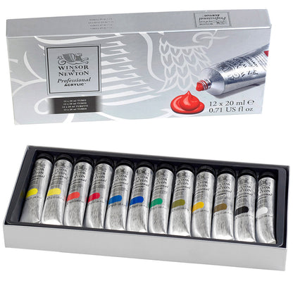 Winsor & Newton Professional Acrylic 12x20ml Set