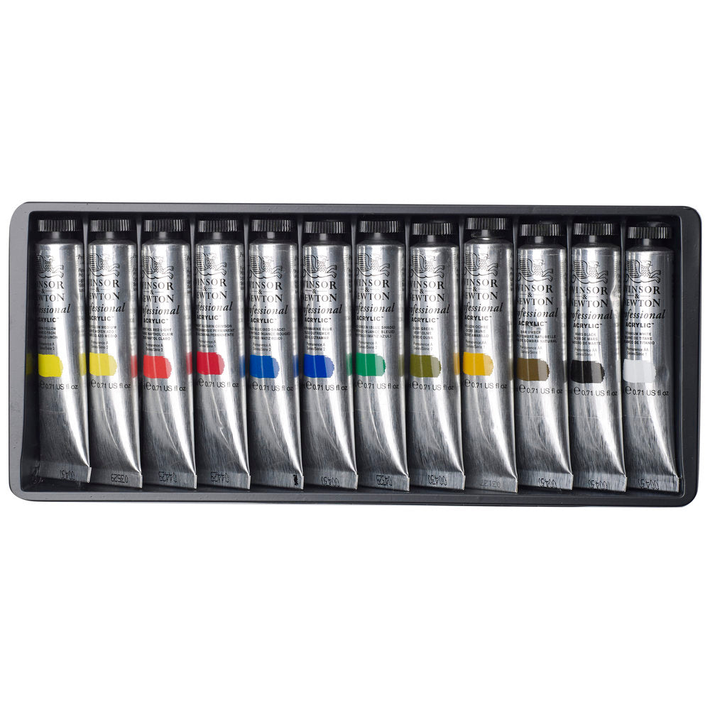 Winsor & Newton Professional Acrylic 12x20ml Set