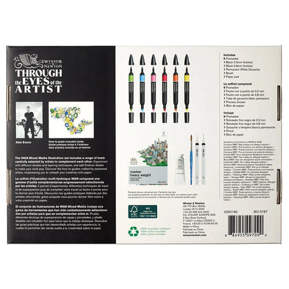 Winsor & Newton Mixed Media (Karışık Teknik) İllüstrasyon Seti