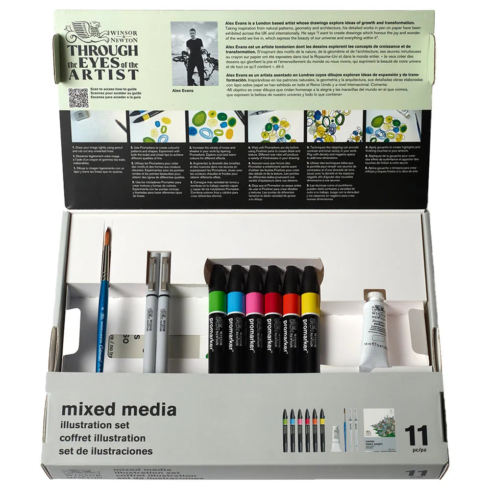 Winsor & Newton Mixed Media (Karışık Teknik) İllüstrasyon Seti