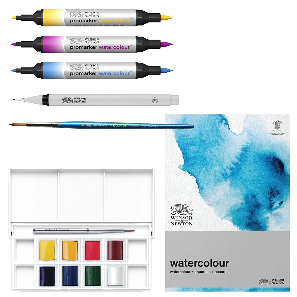 Winsor & Newton Mixed Media (Karışık Teknik) Sulu Boya Seti