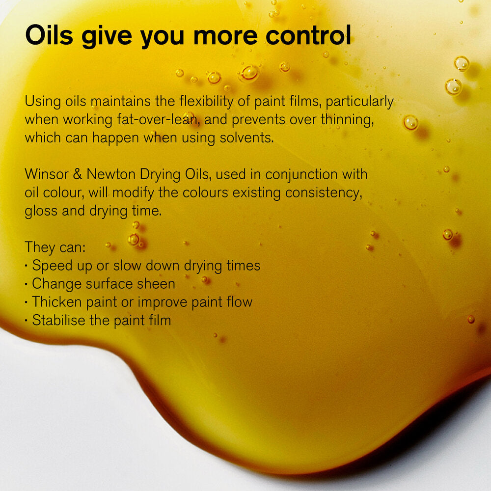Winsor & Newton Refined Linseed Oil 75ml (Arıtılmış Keten Yağı)