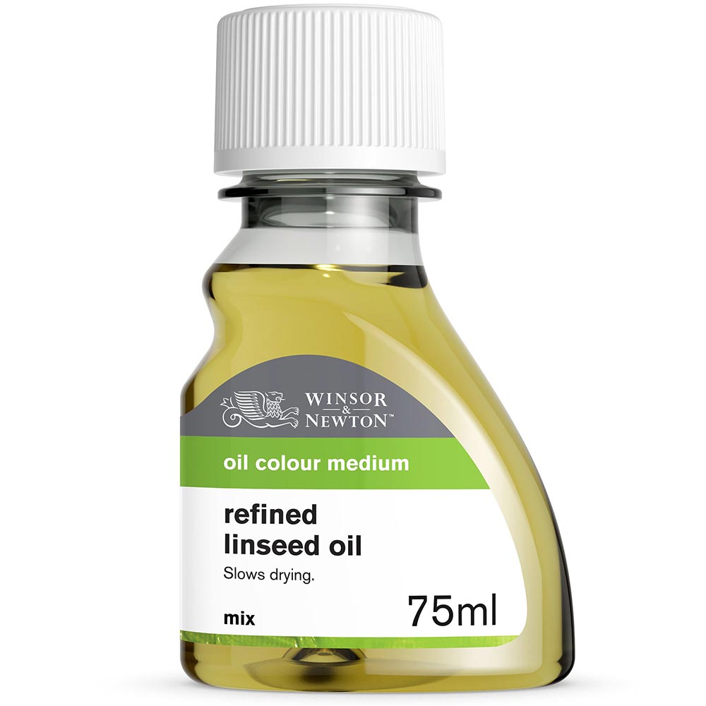 Winsor & Newton Refined Linseed Oil 75ml (Arıtılmış Keten Yağı)