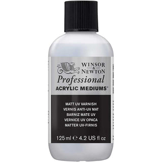 Winsor & Newton Professional Acrylic Matt UV Varnish 125ml (Mat UV Vernik)