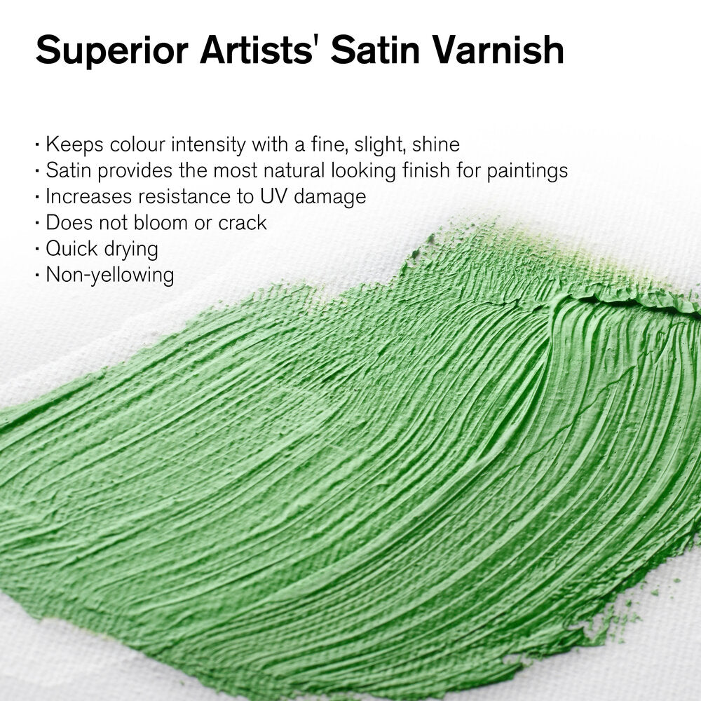 Winsor & Newton Satin Varnish 150ml Sprey (Saten Vernik)