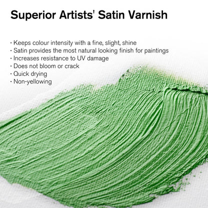 Winsor & Newton Satin Varnish 150ml Sprey (Saten Vernik)