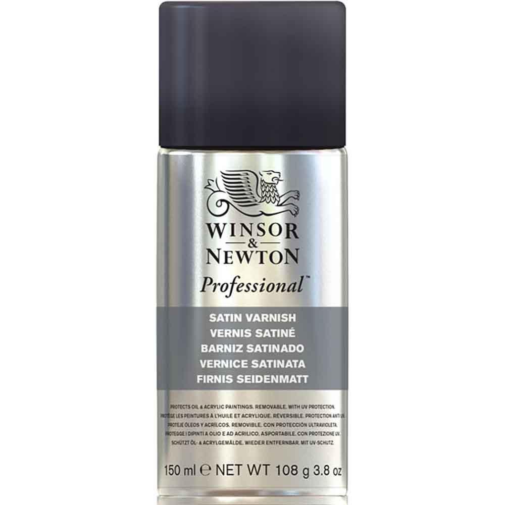 Winsor & Newton Satin Varnish 150ml Sprey (Saten Vernik)