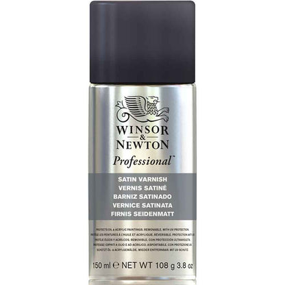 Winsor & Newton Satin Varnish 150ml Sprey (Saten Vernik)
