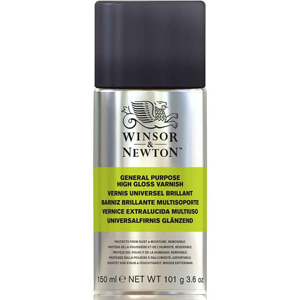 Winsor & Newton All-Purpose High Gloss Varnish 150ml sprey (Extra Parlak)