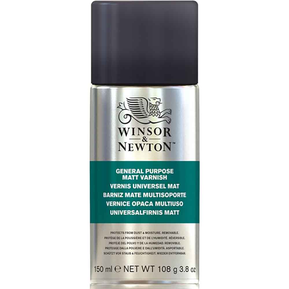 Winsor & Newton All Purpose Matt Varnish 150ml Sprey (Çok Amaçlı Mat Vernik)