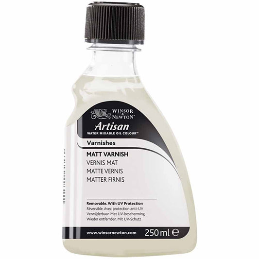 Winsor & Newton Artisan Water Mixable Matt Varnish (Suda Çözünebilen Mat Vernik) 250ml