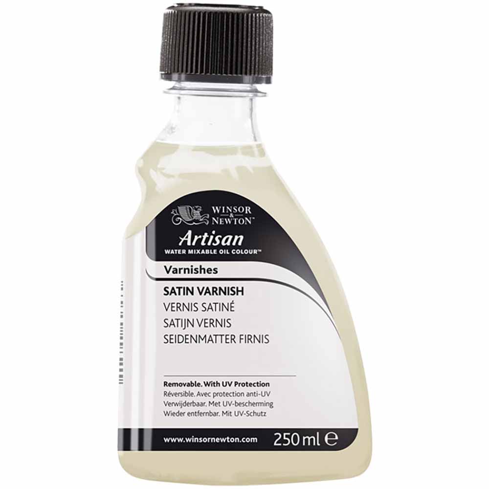 Winsor & Newton Artisan Water Mixable Satin Varnish (Suda Çözünebilen Saten Vernik) 250ml