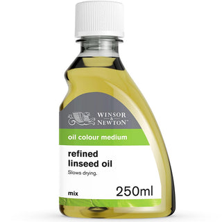 Winsor & Newton Refined Linseed Oil 250ml (Arıtılmış Keten Yağı)