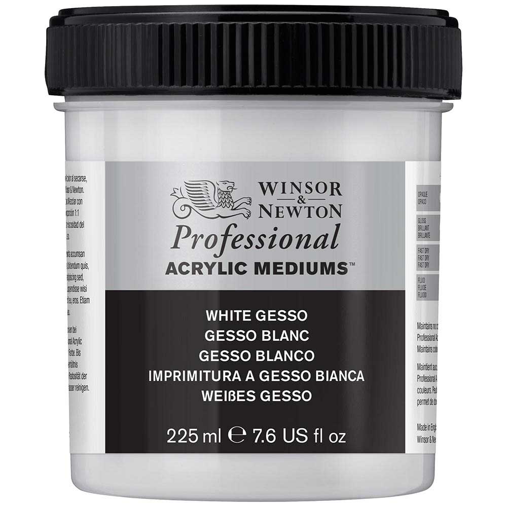 Winsor & Newton Professional Acrylic White Gesso 225ml (Beyaz Gesso)