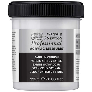 Winsor & Newton Professional Acrylic Satin UV Varnish 225ml (Saten UV Vernik)