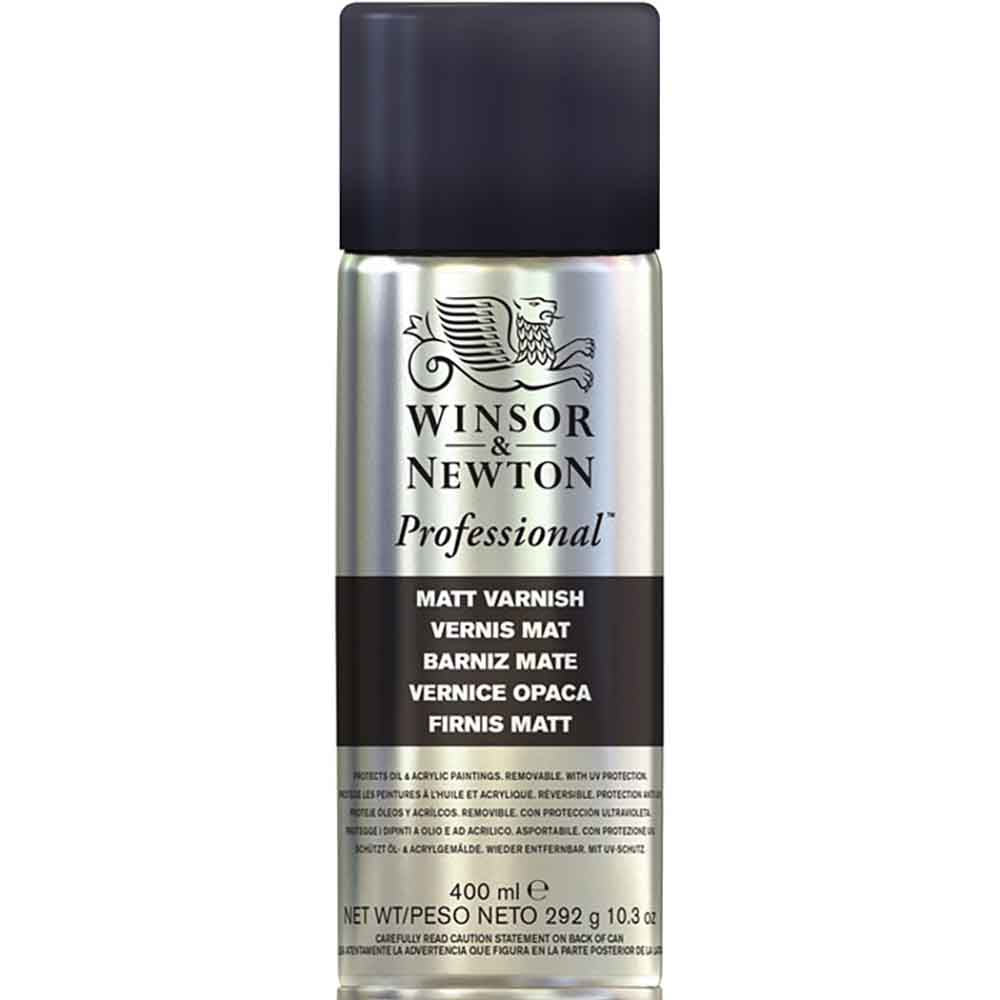 Winsor & Newton Matt Varnish 400ml Sprey (Mat Vernik)