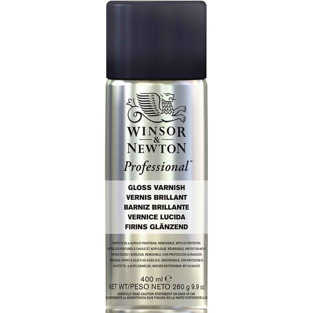 Winsor & Newton Gloss Varnish 400ml Sprey (Parlak Vernik)