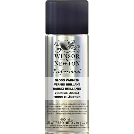 Winsor & Newton Gloss Varnish 400ml Sprey (Parlak Vernik)