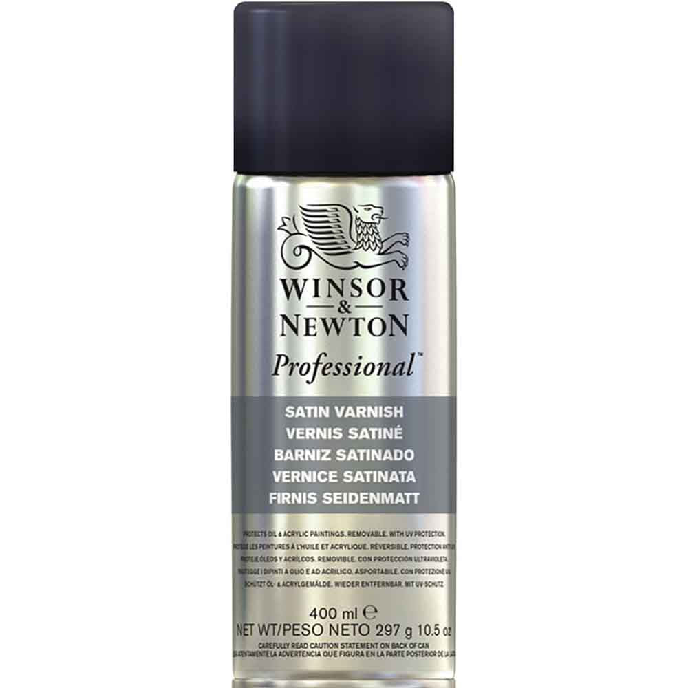 Winsor & Newton Satin Varnish 400ml Sprey (Saten Vernik)