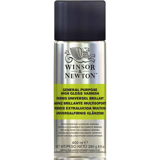 Winsor & Newton All Purpose High Gloss Varnish 400ml Sprey (Extra Parlak)