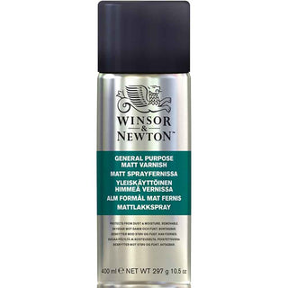 Winsor & Newton All Purpose Matt Varnish 400ml Sprey (Çok Amaçlı Mat Vernik)