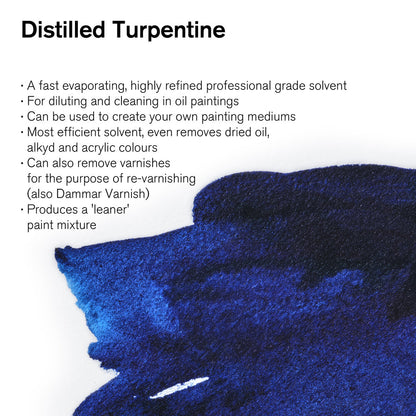 Winsor & Newton Distilled Turpentine (Damıtılmış Terebentin) 500ml