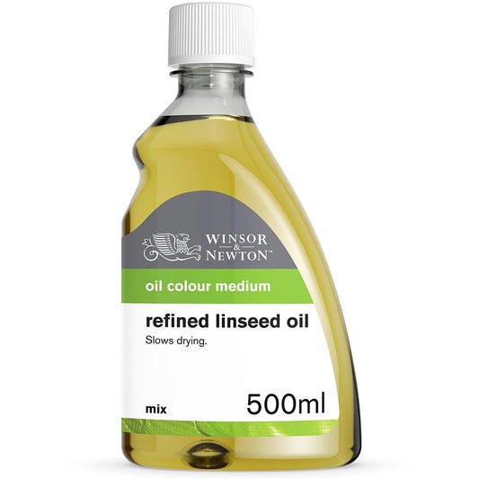 Winsor & Newton Refined Linseed Oil 500ml (Arıtılmış Keten Yağı)