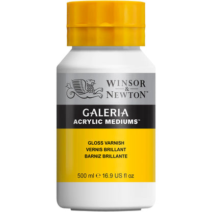 Winsor & Newton Galeria Gloss Varnish 500ml (Parlak Vernik)