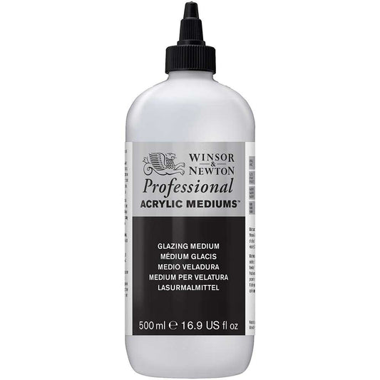 Winsor & Newton Professional Acrylic Glazing Medium 500ml (Glaze Medyumu)