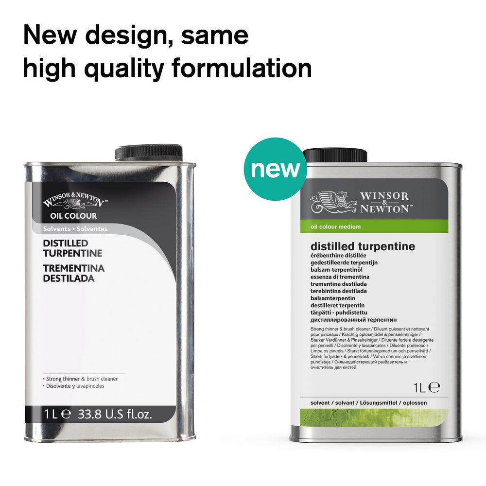 Winsor & Newton Distilled Turpentine (Damıtılmış Terebentin) 1lt