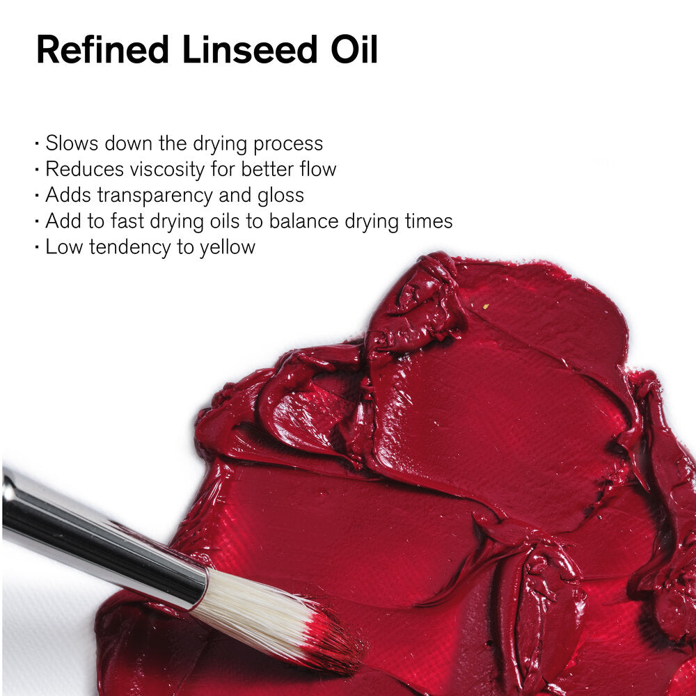 Winsor & Newton Refined Linseed Oil 1lt (Arıtılmış Keten Yağı)
