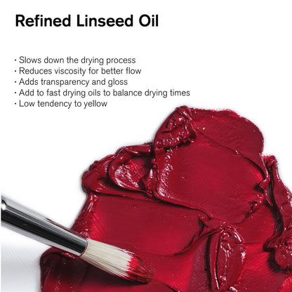 Winsor & Newton Refined Linseed Oil 1lt (Arıtılmış Keten Yağı)