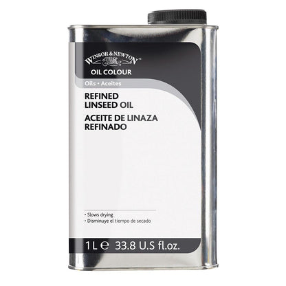Winsor & Newton Refined Linseed Oil 1lt (Arıtılmış Keten Yağı)