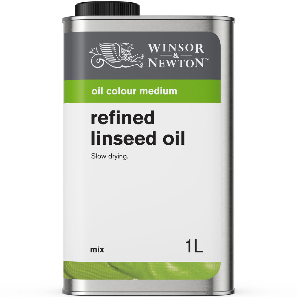Winsor & Newton Refined Linseed Oil 1lt (Arıtılmış Keten Yağı)