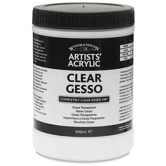 Winsor & Newton Professional Acrylic Clear Gesso 946ml (Şeffaf Gesso)