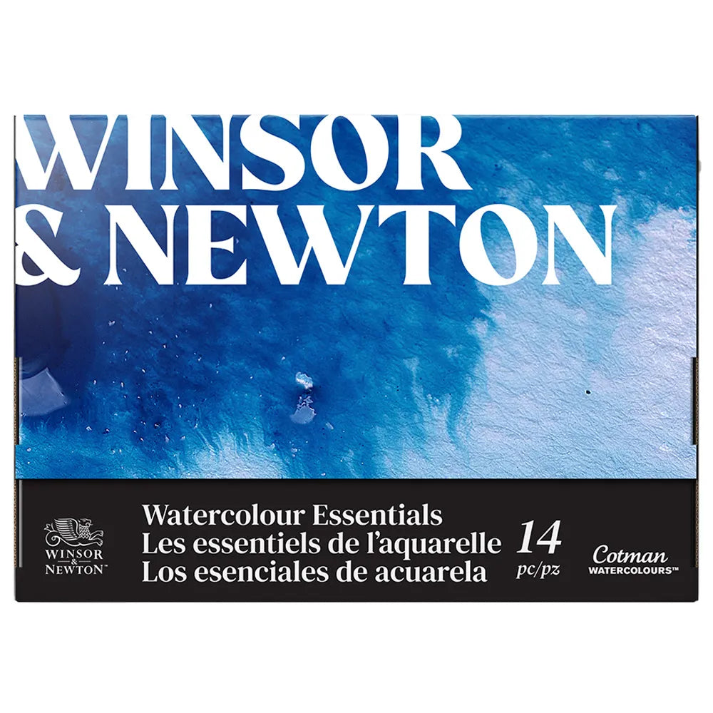 Winsor & Newton Cotman Sulu Boya Seti (10 x 5ml Sulu Boya Seti + Fırça + Bloknot + Palet)
