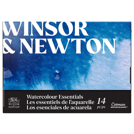 Winsor & Newton Cotman Sulu Boya Seti (10 x 5ml Sulu Boya Seti + Fırça + Bloknot + Palet)
