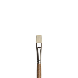 Winsor & Newton Artists' Sentetik Sert Kıl Uzun Saplı Kısa Yassı Fırça No:8