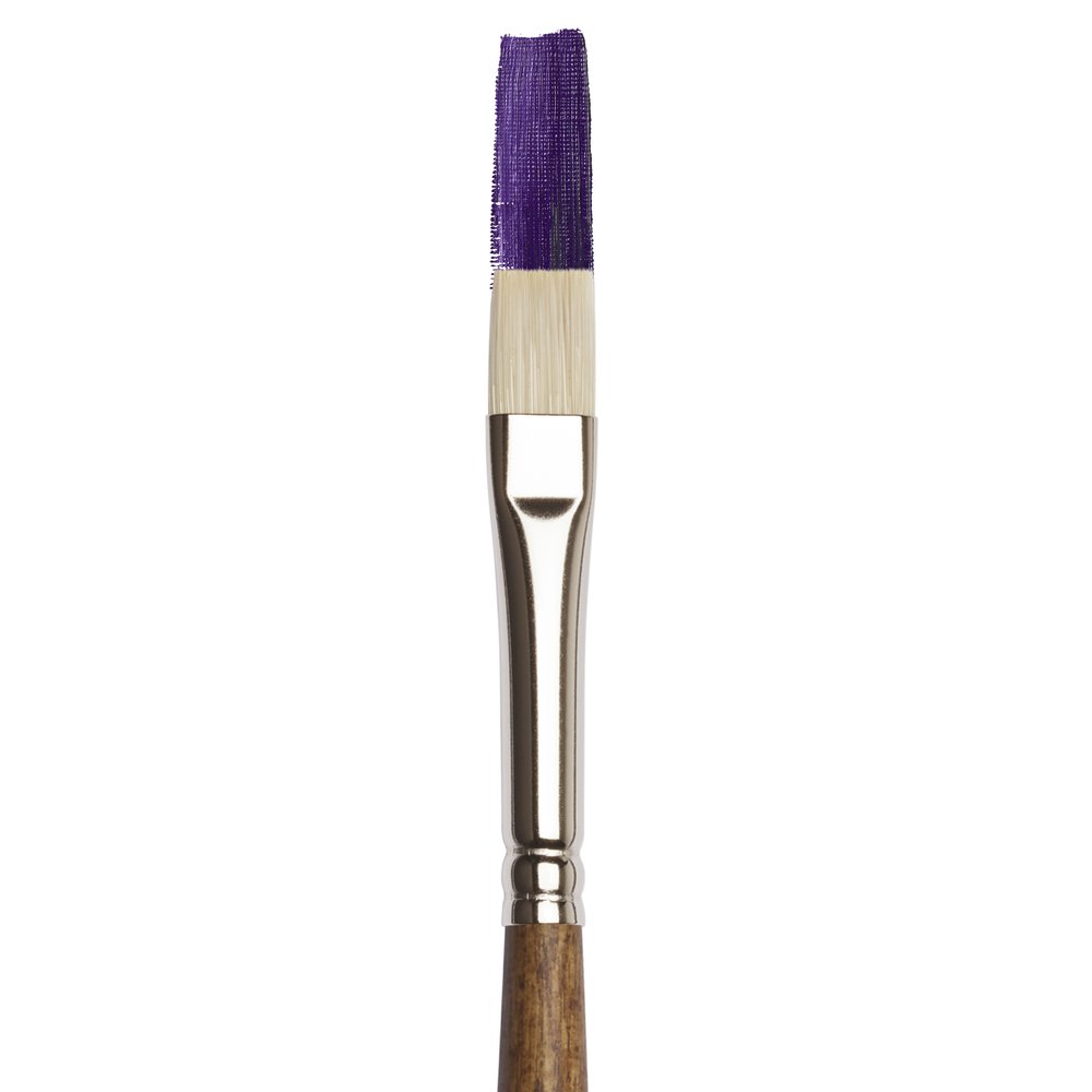 Winsor & Newton Artists' Sentetik Sert Kıl Uzun Saplı Kısa Yassı Fırça No:10