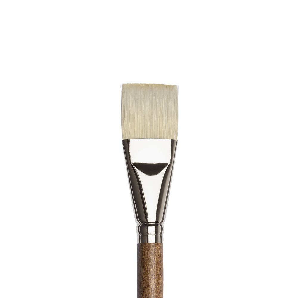 Winsor & Newton Artists' Sentetik Sert Kıl Uzun Saplı Kısa Yassı Fırça No:16