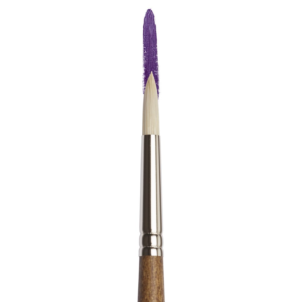 Winsor & Newton Artists' Sentetik Sert Kıl Uzun Saplı Yuvarlak Fırça No:8