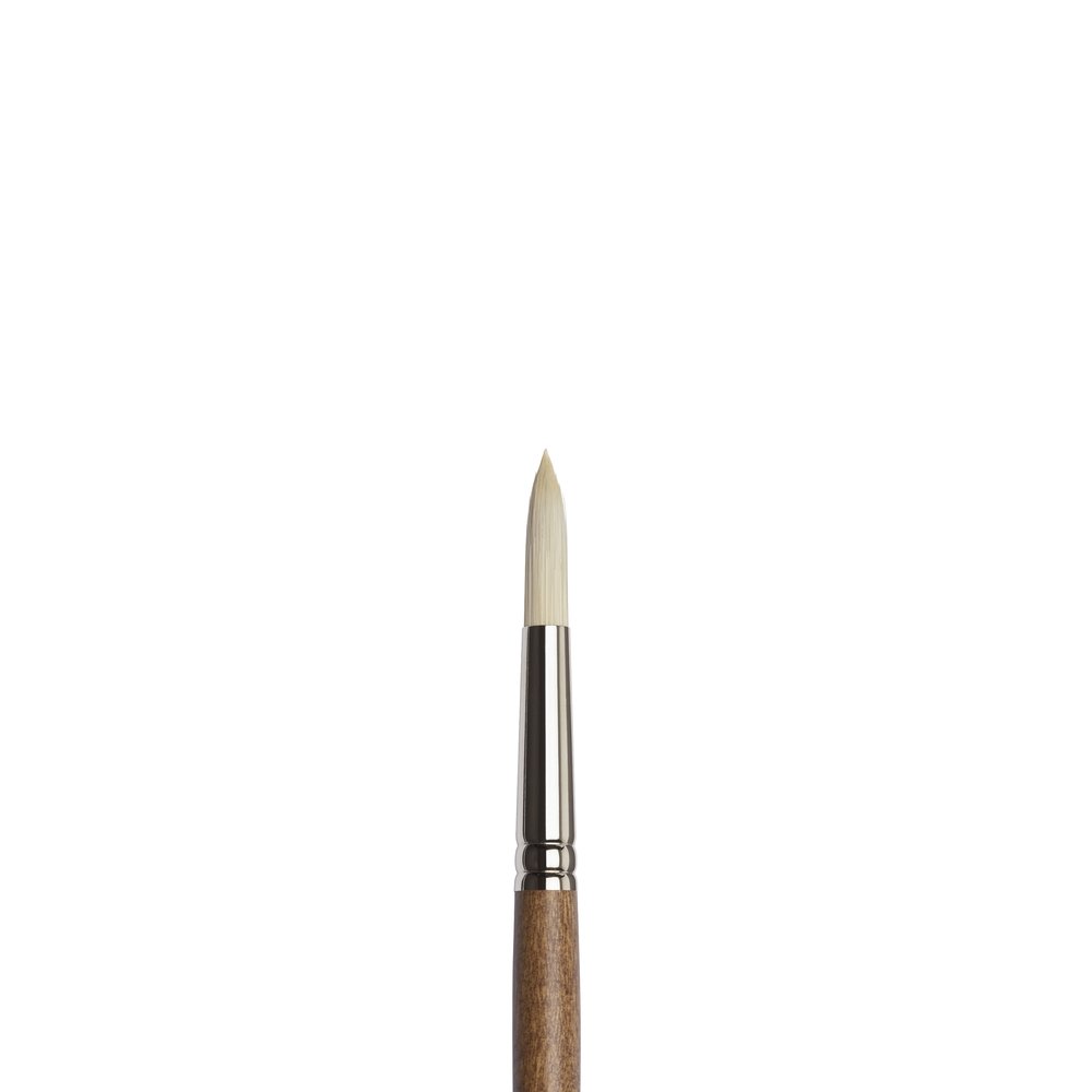 Winsor & Newton Artists' Sentetik Sert Kıl Uzun Saplı Yuvarlak Fırça No:8
