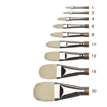 Winsor & Newton Artists' Sentetik Sert Kıl Uzun Saplı Kedi Dili Fırça No:10