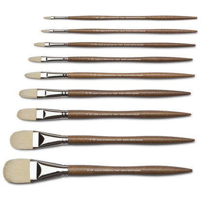 Winsor & Newton Artists' Sentetik Sert Kıl Uzun Saplı Kedi Dili Fırça No:12