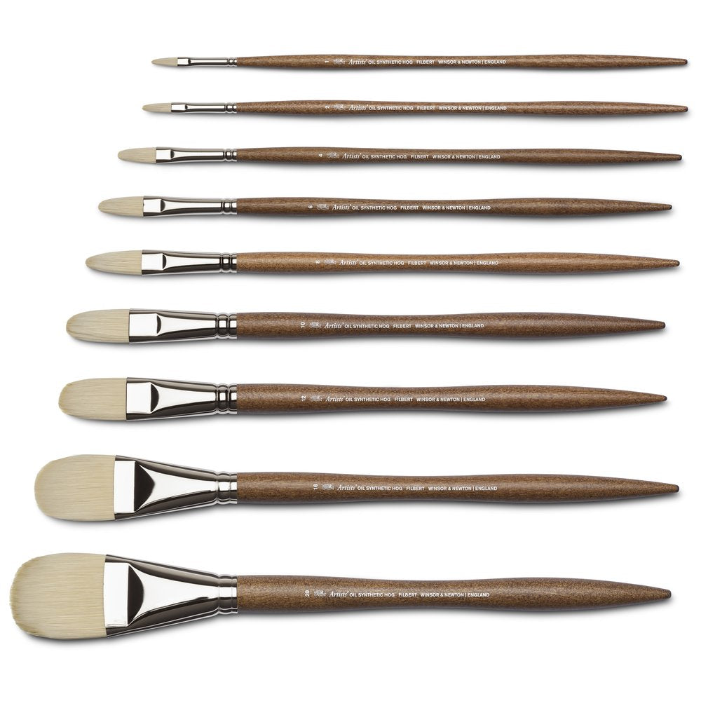 Winsor & Newton Artists' Sentetik Sert Kıl Uzun Saplı Kedi Dili Fırça No:20
