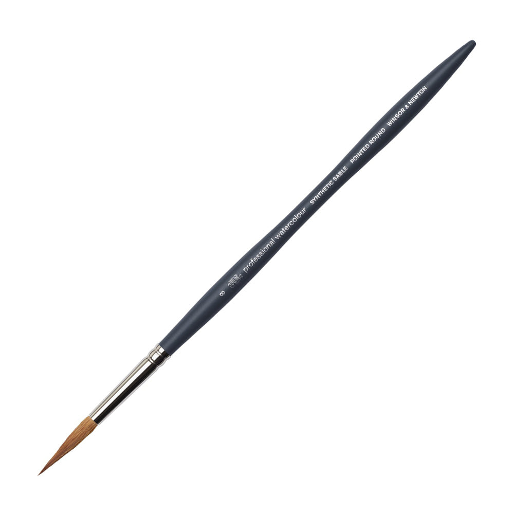 Winsor & Newton Professional Suluboya Sentetik Sivri Uçlu Fırça No:8