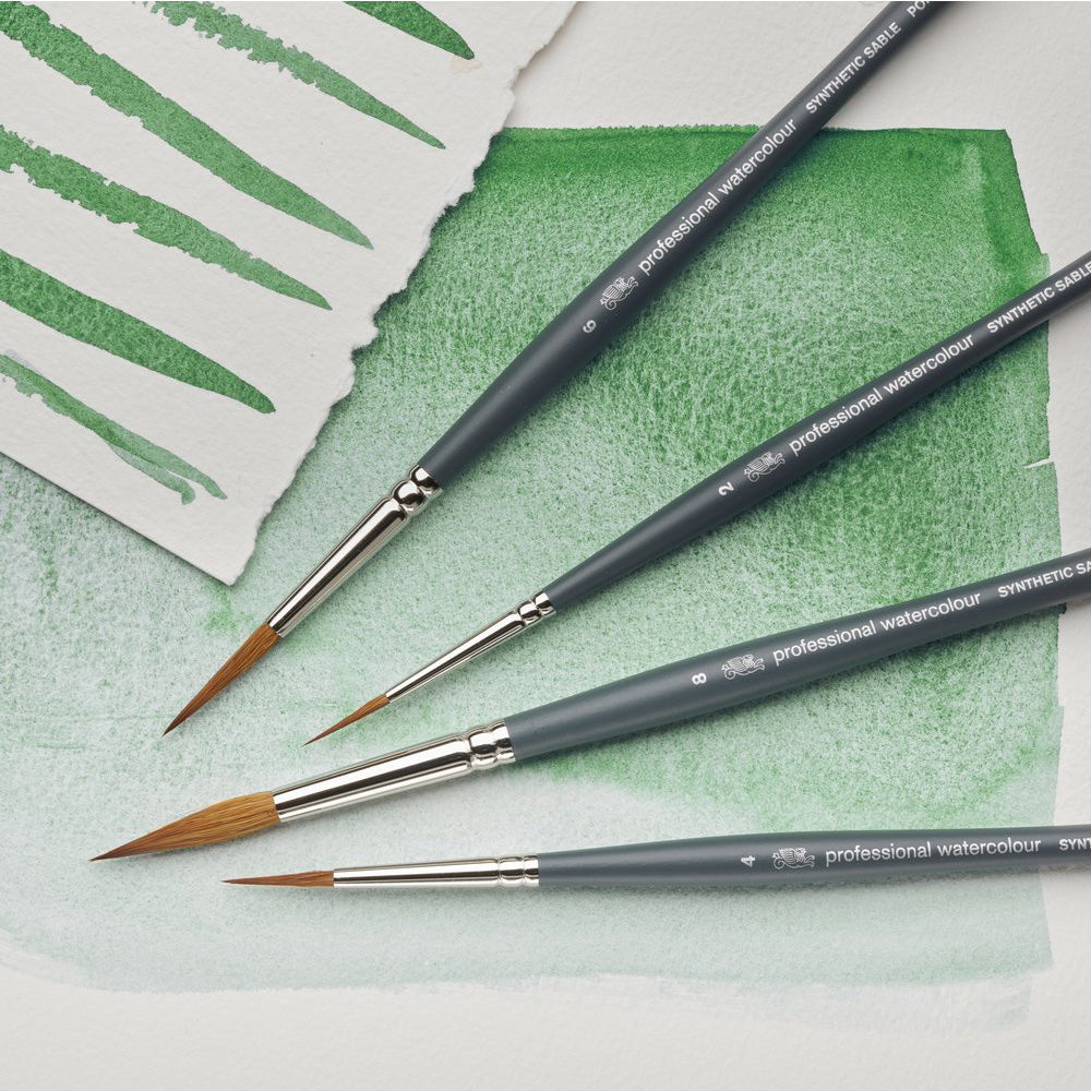 Winsor & Newton Professional Suluboya Sentetik Çizgi/Yazı Fırçası No:1