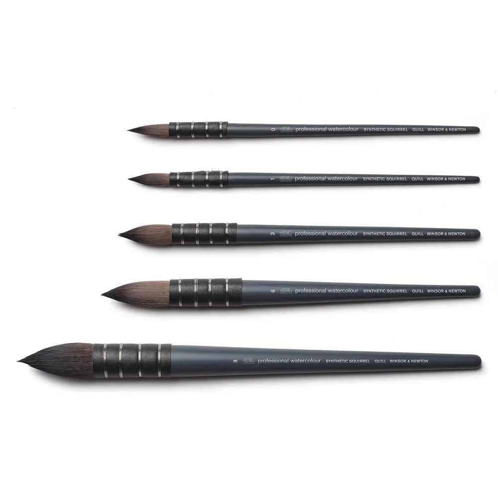 Winsor & Newton Profesyonel Sulu Boya Sentetik Sincap Kılı Fırça N:3